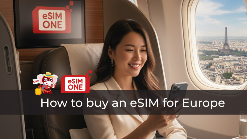 How to buy an eSIM for Europe Online